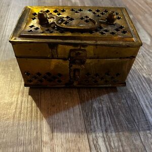 Antique Brass Box